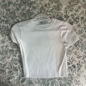 Zara Short Sleeve Cropped Tee